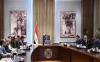 رئيس مجلس الوزراء المصري مصطفى مدبولي خلال اجتماع