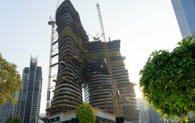 أحد مشاريع  شركة بن غاطي العقارية