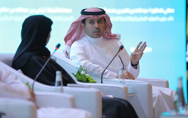 مدير عام صندوق تنمية الموارد البشرية ( هدف) تركي بن عبدالله الجعويني خلال المؤتمر