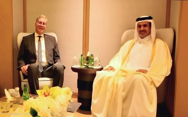 على هامش مشاركته في الاجتماع الوزاري لمنظمة الأقطار العربية المصدرة للبترول (أوابك)