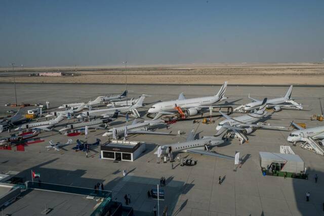 7300 رحلة طيران خاص في "دبي الجنوب" خلال النصف الأول