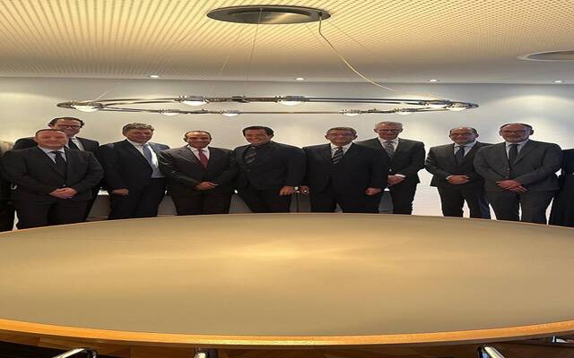 بدر عبد العاطي وزير الخارجية والهجرة وشئون المصريين بالخارج في مستهل زيارته إلى برلين