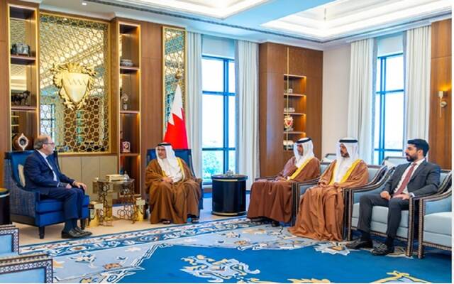 ولي عهد البحرين يبحث مع صندوق النقد الدولي مستجدات الاقتصاد الإقليمي والدولي