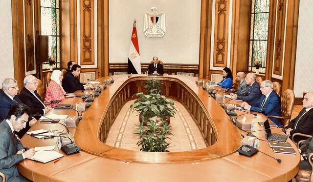 اجتماع الرئيس عبد الفتاح السيسي اليوم