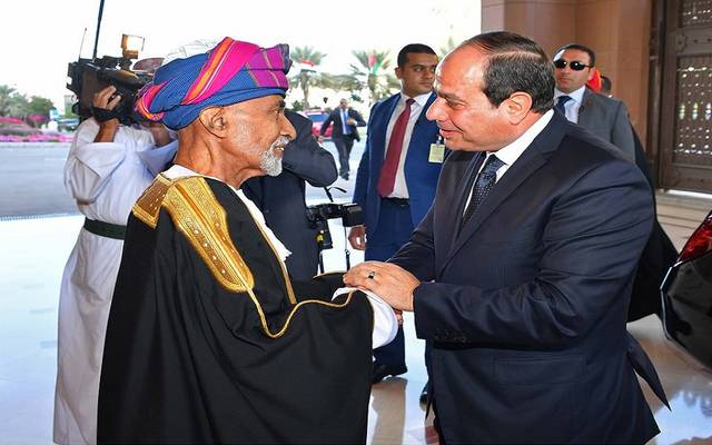 السيسي يبحث تعزيز العلاقات الثنائية مع سلطنة عمان