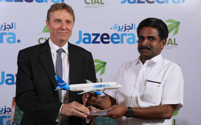 "طيران الجزيرة " تنطلق برحلات جديدة مباشرة إلى "كيرلا-كوتشي" بالهند