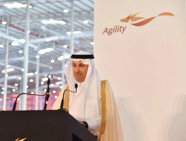 جانب من افتتاح  وزير النقل والخدمات اللوجستية  صالح بن ناصر الجاسر