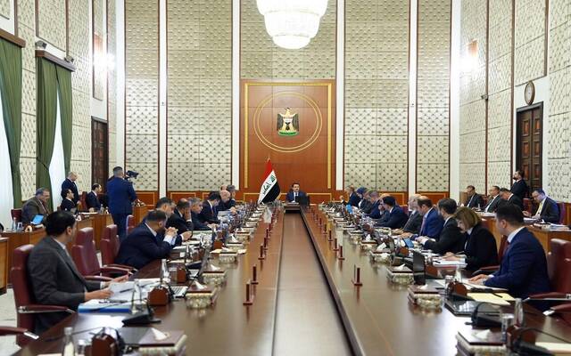 جانب من اجتماع مجلس الوزراء العراقي