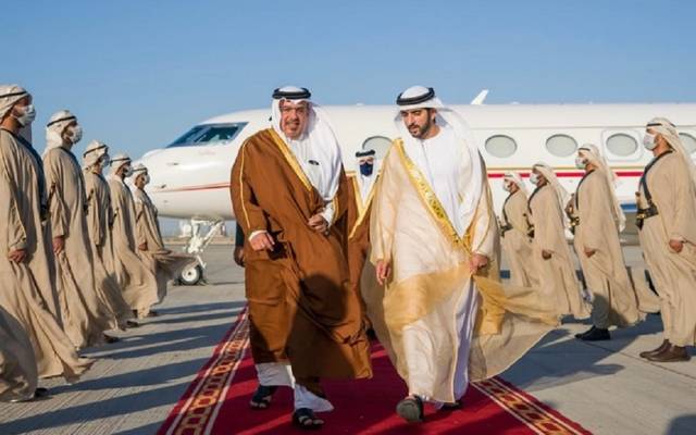 ولي عهد البحرين يصل إلى دولة الإمارات في زيارة رسمية
