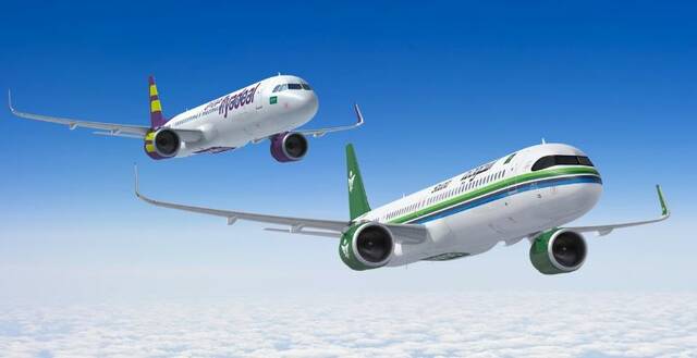 "الخطوط السعودية" تعلن عن صفقة لشراء 105 طائرات من إيرباص