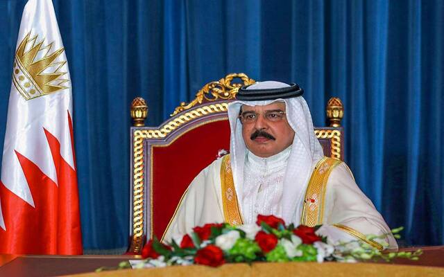 عاهل البحرين الملك حمد بن عيسى آل خليفة