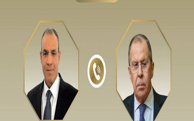 بدر عبد العاطي وزير الخارجية والهجرة وشئون المصريين بالخارج وسيرجي لافروف وزير خارجية روسيا الاتحادية