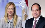 الرئيس المصري عبدالفتاح السيسي وجورجيا ميلوني رئيسة وزراء الجمهورية الإيطالية