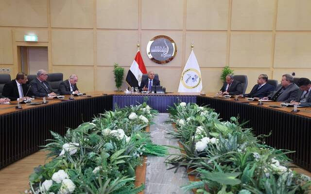 جانب من الفريق مهندس كامل الوزير وزير النقل المصري