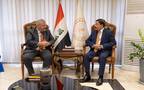 محافظ البنك المركزي العراقي يستقبل وفداً من بعثة الاتحاد الأوروبي برئاسة السفير توماس سيلر في بغداد