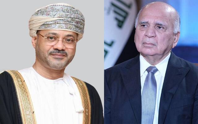 وزيرا الخارجية في العراقي وسلطنة عمان