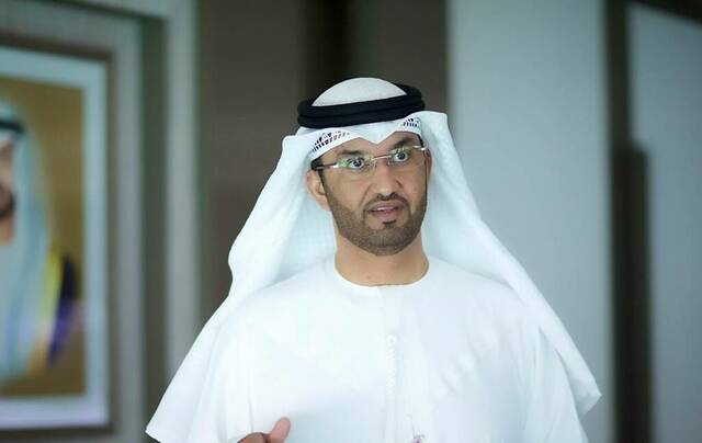 سلطان أحمد الجابر العضو المنتدب الرئيس التنفيذي لشركة بترول أبوظبي الوطنية "أدنوك"