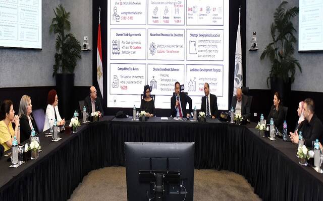 اجتماع الهيئة العامة للاستثمار ووفد من رجال الأعمال الكنديين