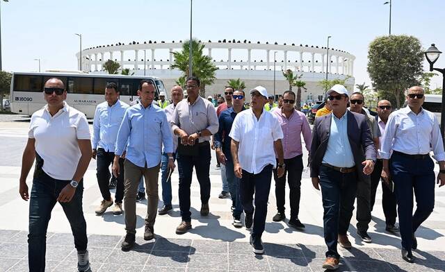 جولة مصطفى مدبولي رئيس الوزراء المصري في مدينة "العلمين الجديدة"