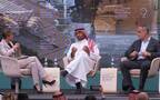 جانب من مشاركة نائب الرئيس التنفيذي لمشروع نيوم، ريان فايز، في اليوم الثاني لمؤتمر مبادرة مستقبل الاستثمار بالرياض