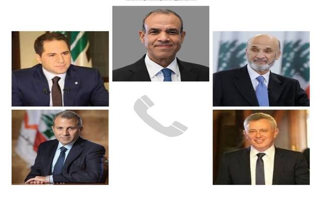 بدر عبدالعاطي وزير الخارجية والهجرة المصري وعدد من رؤساء الأحزاب والتيارات اللبنانية