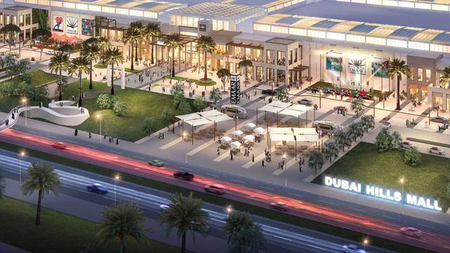 Dubai Hills Mall will feature nearly 550 retail and entertainment destinations