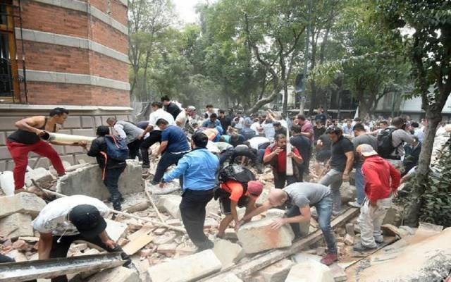 مصرع 42 شخصاً بسبب زلزال في المكسيك