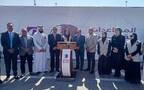 أثناء استقبال ميناء شرق بورسعيد شحنات المساعدات الإغاثية المقدمة من قطر