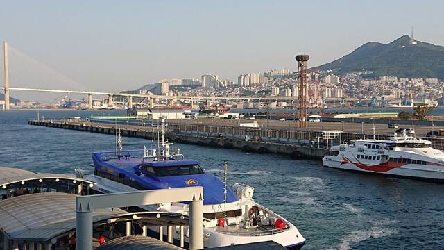 ميناء بوسان في كوريا الجنوبية - الصورة أرشيفية