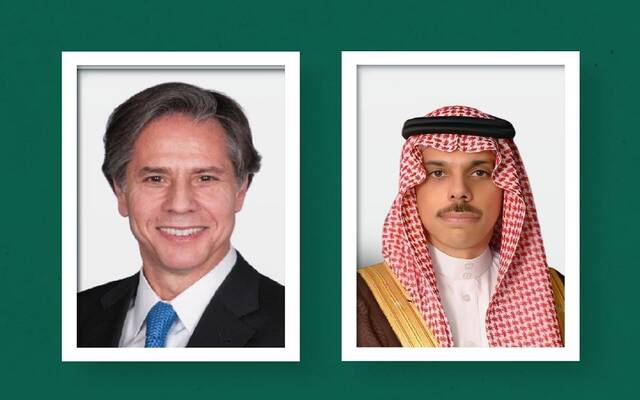 فيصل بن فرحان يناقش المستجدات الإقليمية مع وزير الخارجية الأمريكي