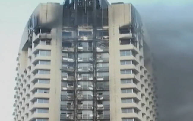 المبنى المستهدف