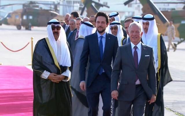ملك الأردن وأمير الكويت يعقدان مباحثات لتوسيع فرص التعاون في مختلف المجالات
