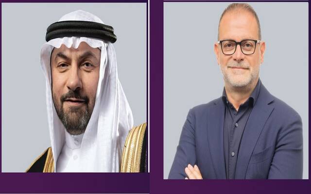 فواز بن عبدالعزيز الحكير أحد مساهمي "سينومي ريتيل" البائعين وسليم فاخوري الرئيس التنفيذي لشركة "سينومي ريتيل"