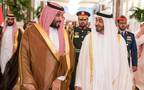 الشيخ محمد بن زايد رئيس الإمارات وولي العهد السعودي  الأمير محمد بن سلمان بن عبدالعزيز آل سعود