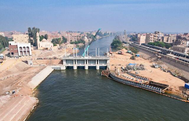 مشروع قناطر ديروط الجديدة