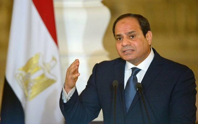 الرئيس المصري عبد الفتاح السيسي