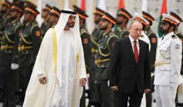 الرئيس الروسي يصل إلى أبوظبي في زيارة رسمية