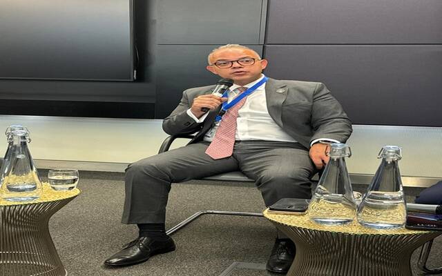 محمد فريد أثناء المشاركة في الجلسة