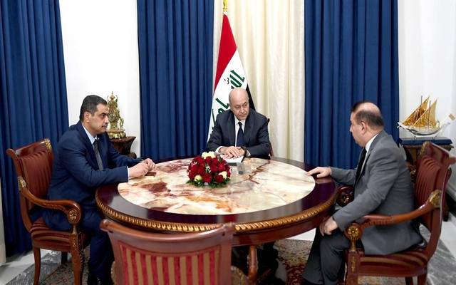Iraqi President reviews security situation with the Ministers of Defense and Interior