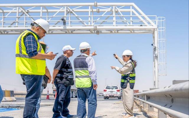 خلال تفقد الوزيرة للمشروع