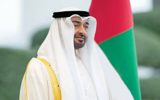 الشيخ محمد بن زايد رئيس دولة الإمارات العربية المتحدة