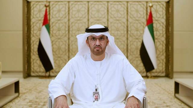 سلطان الجابر وزير الصناعة والتكنولوجيا المتقدمة الإماراتي