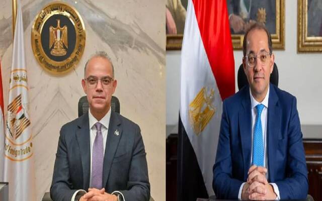 أحمد كجوك وزير المالية ومحمد فريد وزير الاستثمار والتجارة الخارجية بمصر