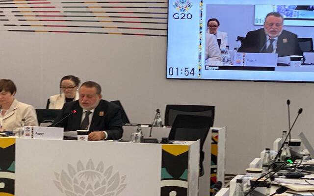 حسن عبدالله محافظ البنك المركزي المصري