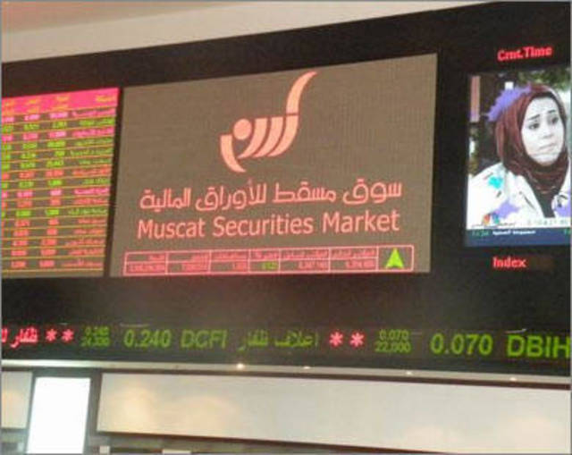 سوق مسقط ينهي جلسة اليوم بالمنطقة الخضراء