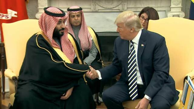 ترامب وولي العهد