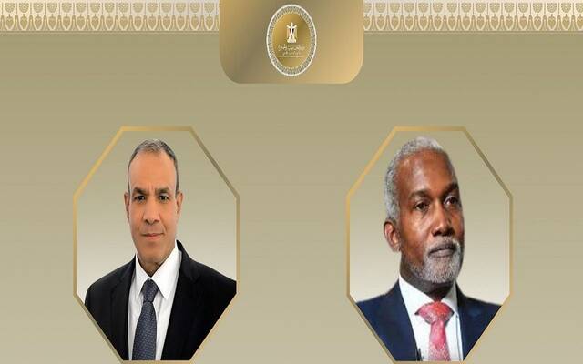 بدر عبد العاطي وزير الخارجية والهجرة وشئون المصريين بالخارج ويوسف توجار وزير خارجية جمهورية نيجيريا الاتحادية