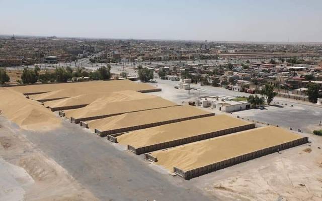 تخزين القمح المحلي المسوق بالسايلوات العراقية