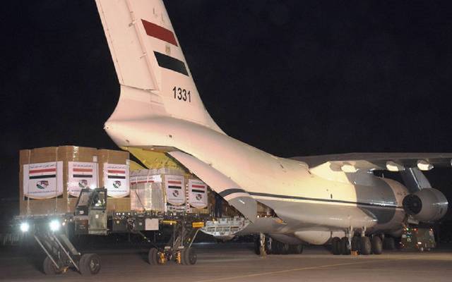 مصر ترسل طائرة مساعدات طبية للمملكة الأردنية الهاشمية