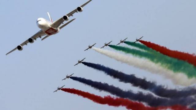 انطلاق فعاليات اليوم الثالث من معرض دبي للطيران